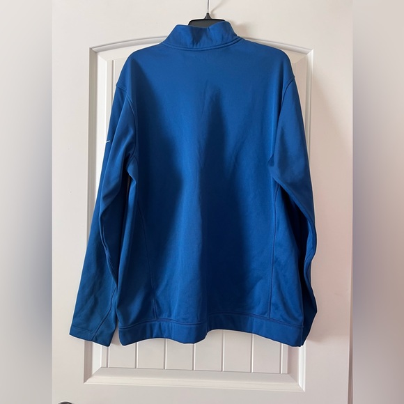 Nike Golf Tour Performance Therma-Fit 1/4 Zip Sweater Men's Size Large Blue‎ - Picture 2 of 4